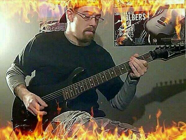 Metal guitarist