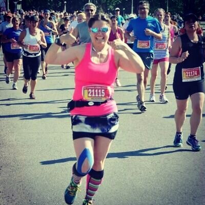 I'm a mom who has regained her sanity by running, biking and baking.