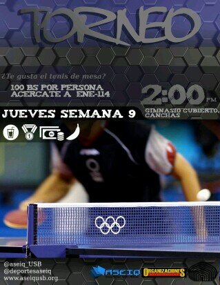 deportesaseiq's profile picture. Comisión de deportes de @aseiq_USB. No te hará vivir más, pero te hará vivir MEJOR.