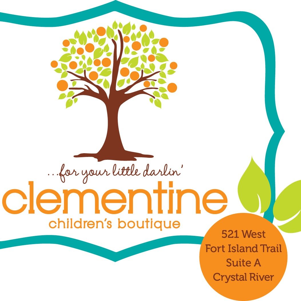 Clementine Boutique is a darling children's boutique in beautiful Crystal River, FL. We specialize in apparel, gifts, toys, books, dance wear & more!