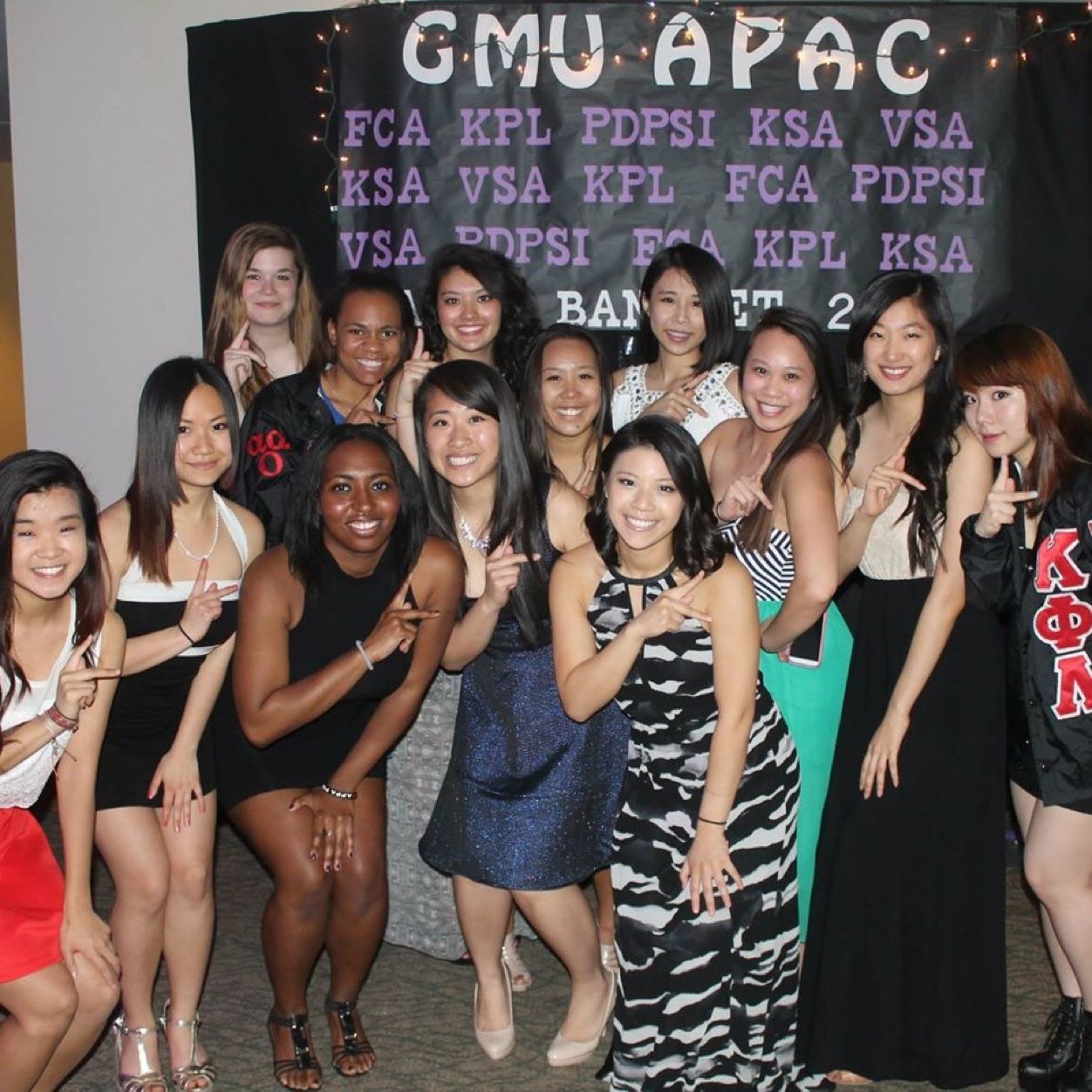 Established on Nov 13th, 2004 at GMU, Kappa Phi Lambda stands for Sisterhood, Service, and Cultural Diversity. The first&only Asian interest sorority on campus.
