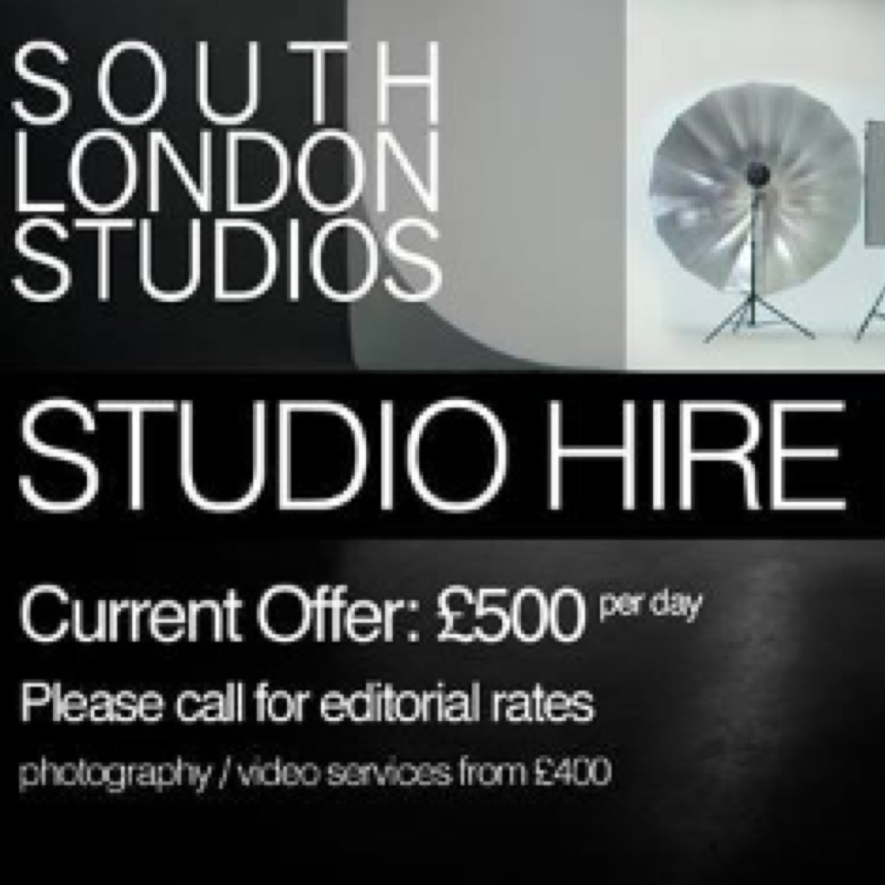 Luxury Film and Photography Studio in Brixton. Full size infinity cove and everything you need including Table Tennis! info@southlondonstudios.com