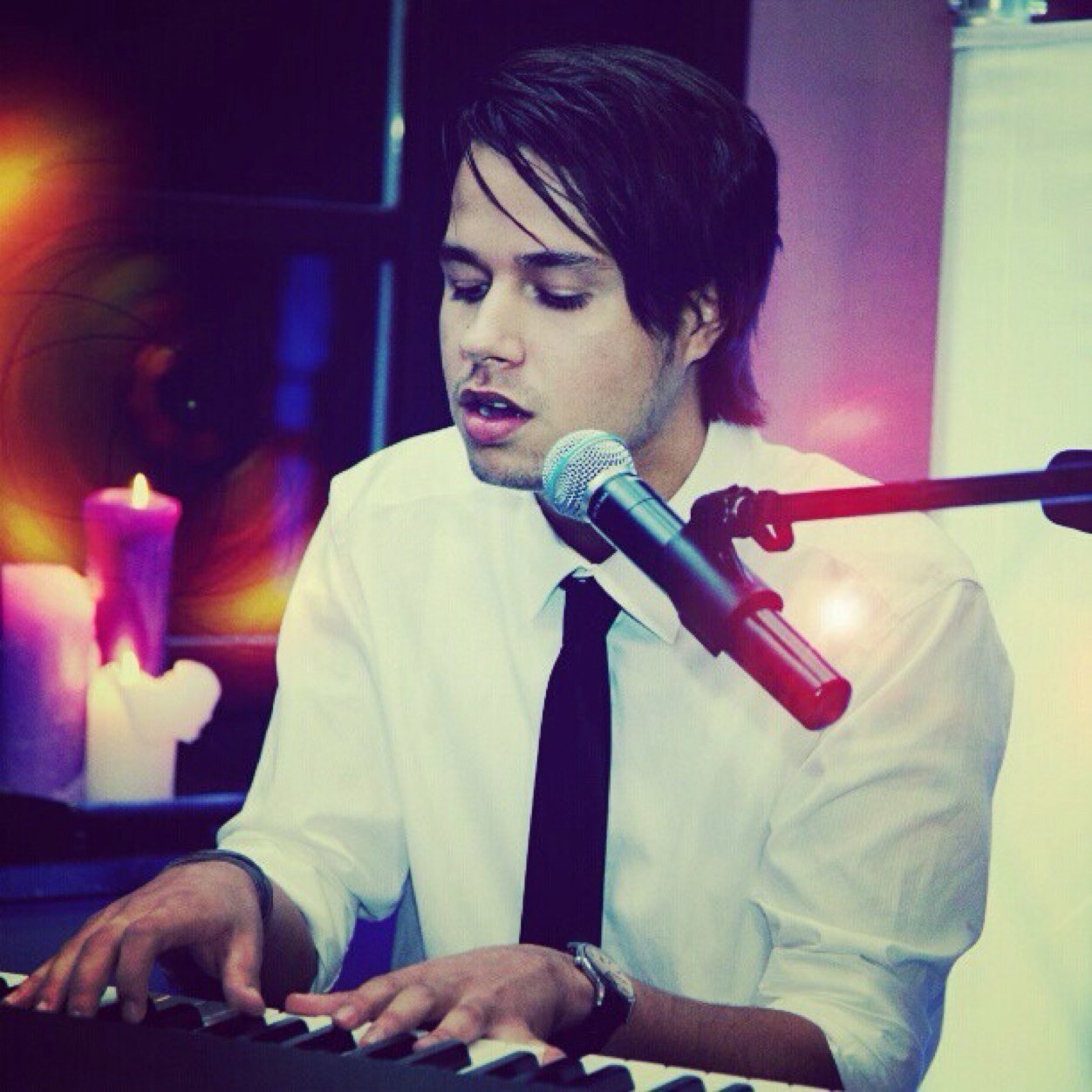 Music, singer, student.