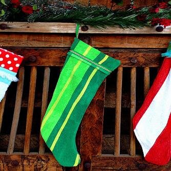 Jolly Jolly Jolly is the best way to describe this great stocking! Cheerful and Dignified. Playful and Clever are just a few little things this stocking seems t