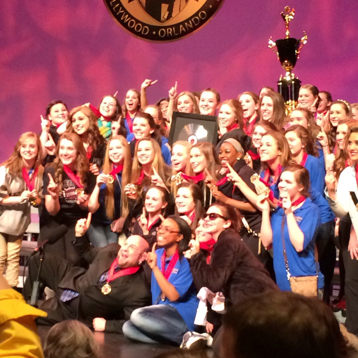 A group of all girls just doing what we love(: