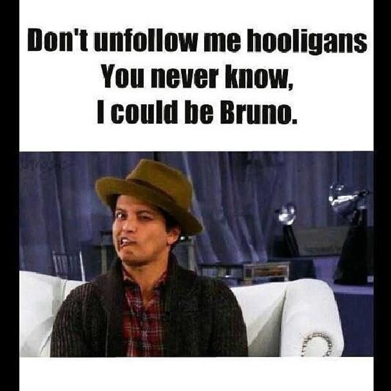 All about @brunomars❤ Hey Follow Me