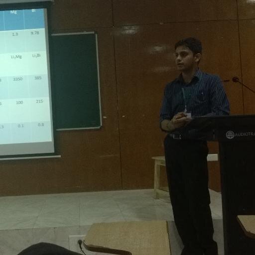 JRF @ MIT Chennai
ME in Manufacturing  https://t.co/In7vBJVt1H Mechanical