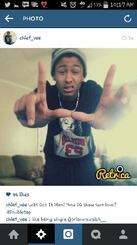 FB: VaSahun Walsh IG: @chief_vee ; Kik: @VashaunWalsh