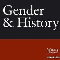 Gender & History (@genderhistory) 's Twitter Profile