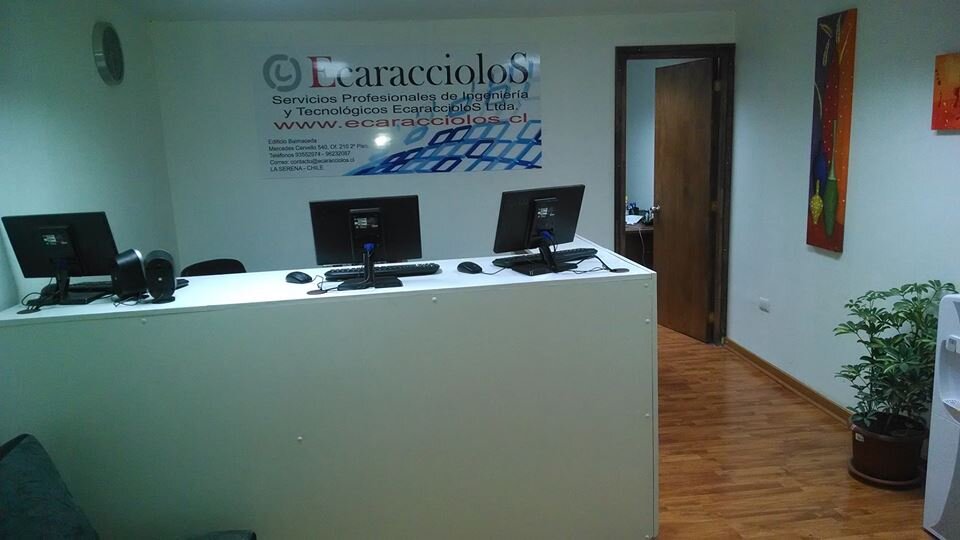 Sociedad de servicios Profesionales de Ingeniería y Tecnológicos EcaraccioloS Ltda , es una empresa regional,ubicada en La Serena. 051-2642185