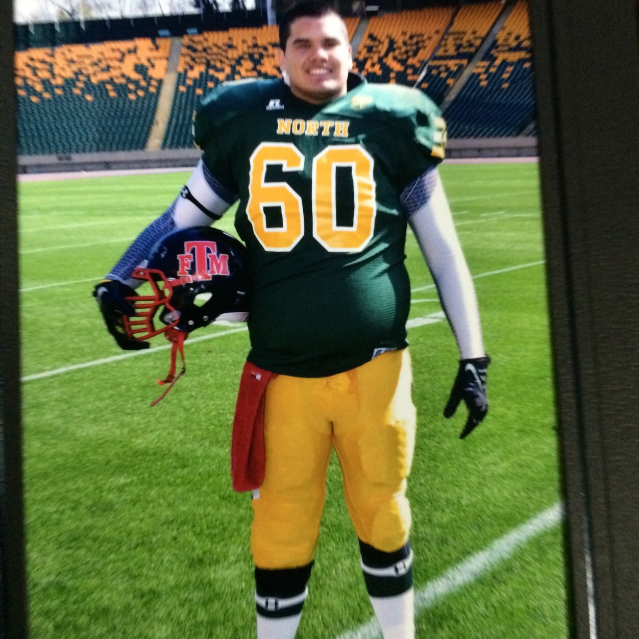 Living life to the fullest and playing football for Edmonton Huskies CJFL ballin and football is everything