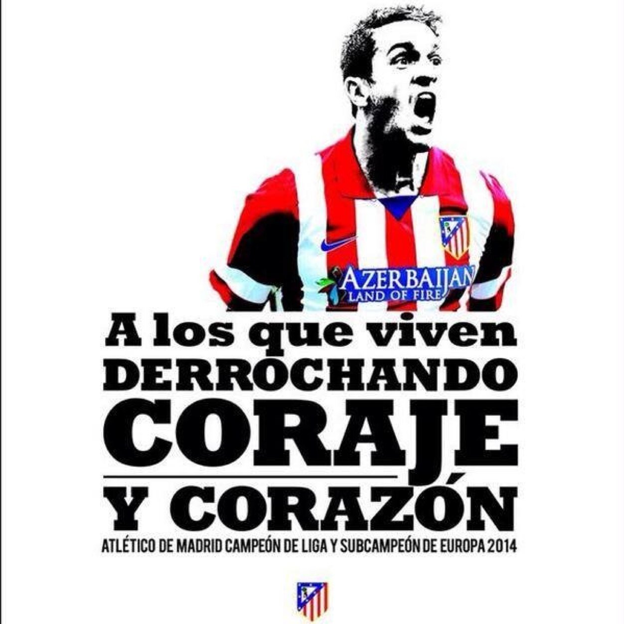 Desde #Barcelona queremos apoyar al @Atleti hasta la muerte. #DelAtletiSoy #AtléticosPorElMundo #CorajeyCorazón #AúpaAtleti