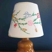 Lampshade maker, lamp admirer, vintage knickknack amasser
