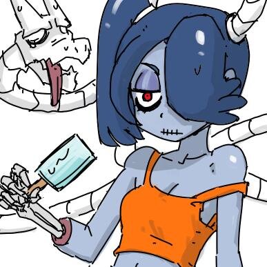 You can call me Squigly!~ I'm a famous opera singer, brought back to life by the Skullgirl's power.
{#RP #Multiverse #Skullgirls 18+}