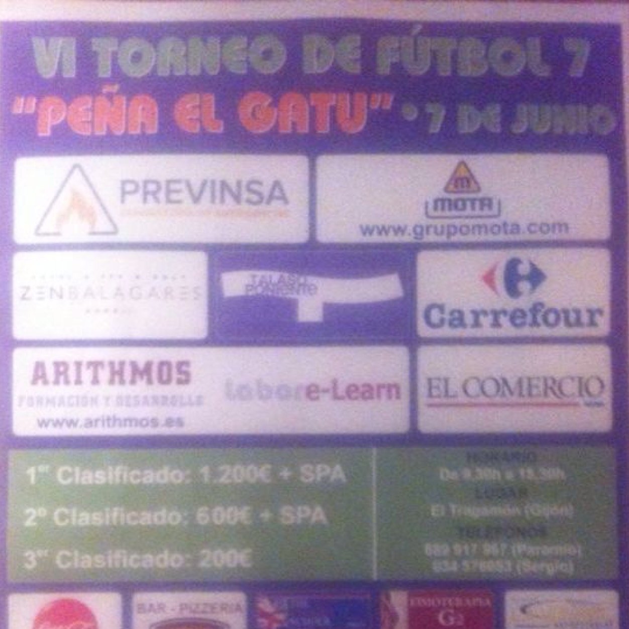 Torneo Futbol 7 La Fresneda // correo electronico - torneo7fresneda@gmail.com