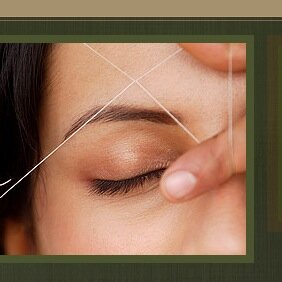 We offer eyebrow threading services and other threading services for cheeks, chins, upper lips, and neck.