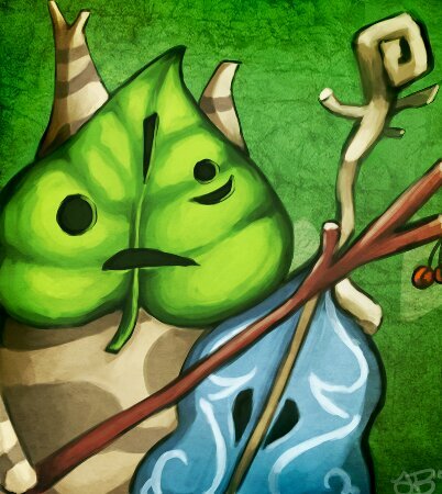 I am The Sage of wind..And great player of the Violin, I shall fulfill my assigned duty..As one of the Koroks and children of the Great Deku..