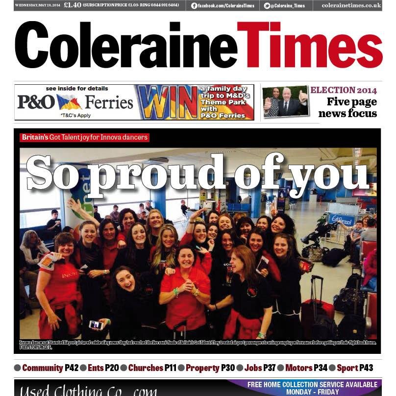 Official Twitter page for the Coleraine Times newspaper 

Keep up to date with all the latest news and sport in the borough via our website and social media