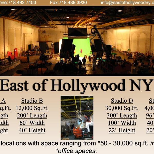 A film and television production facility that has everything you need for your next production, big or small.