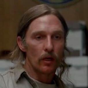 TrueDetectiveS2's profile picture. Memes are a flat circle-jerk.