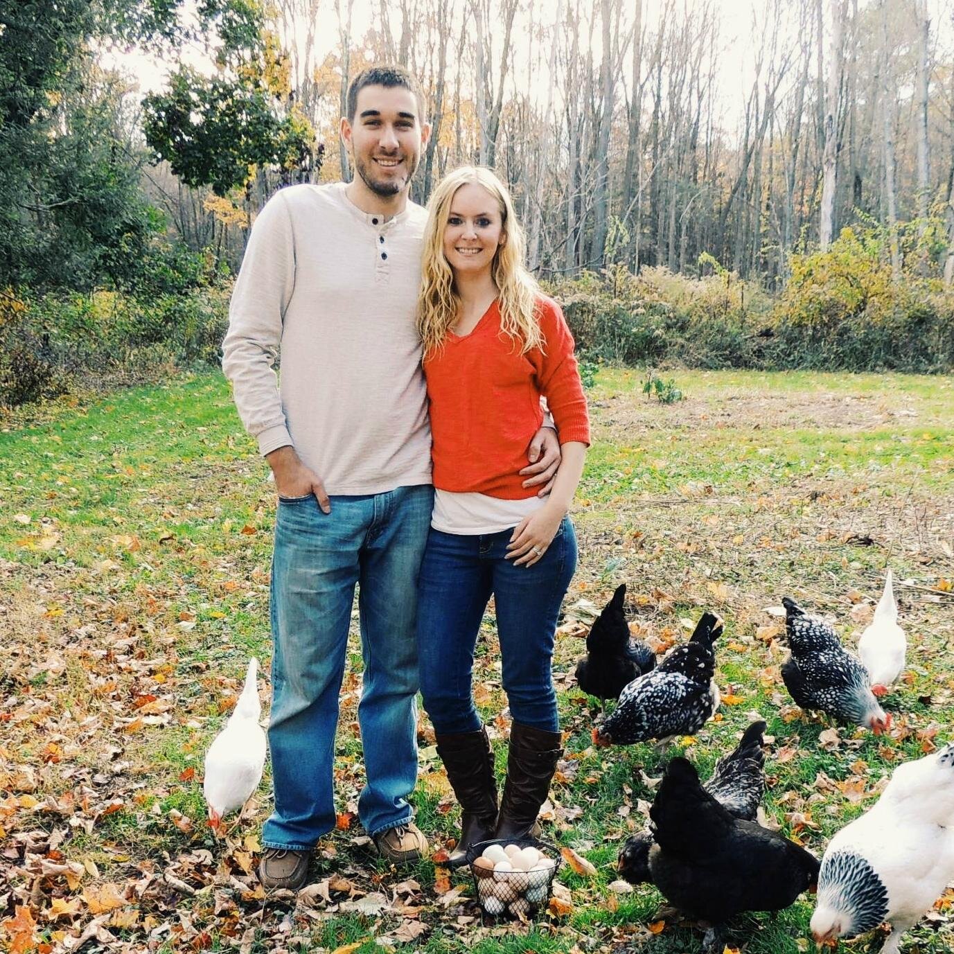 Megan & Eric from Linn Acres Farm. Husband & Wife team continuing our family farm. Working towards creating a self sufficient homestead. Always learning!