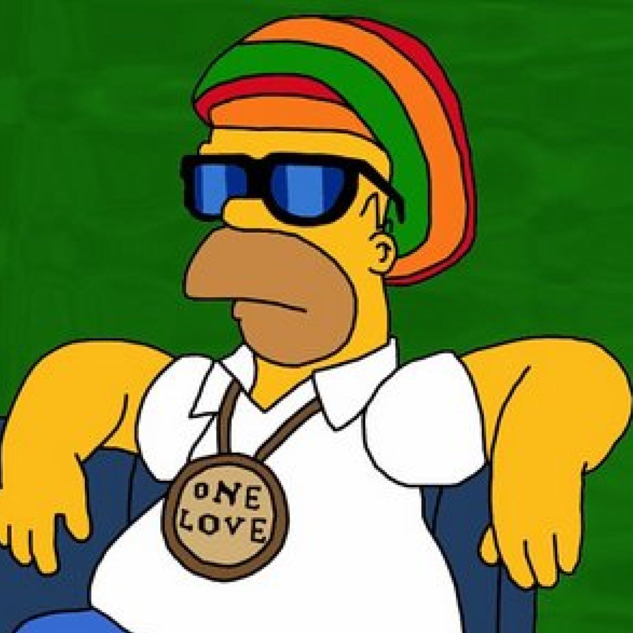 Rasta_Homer's profile picture. One Love