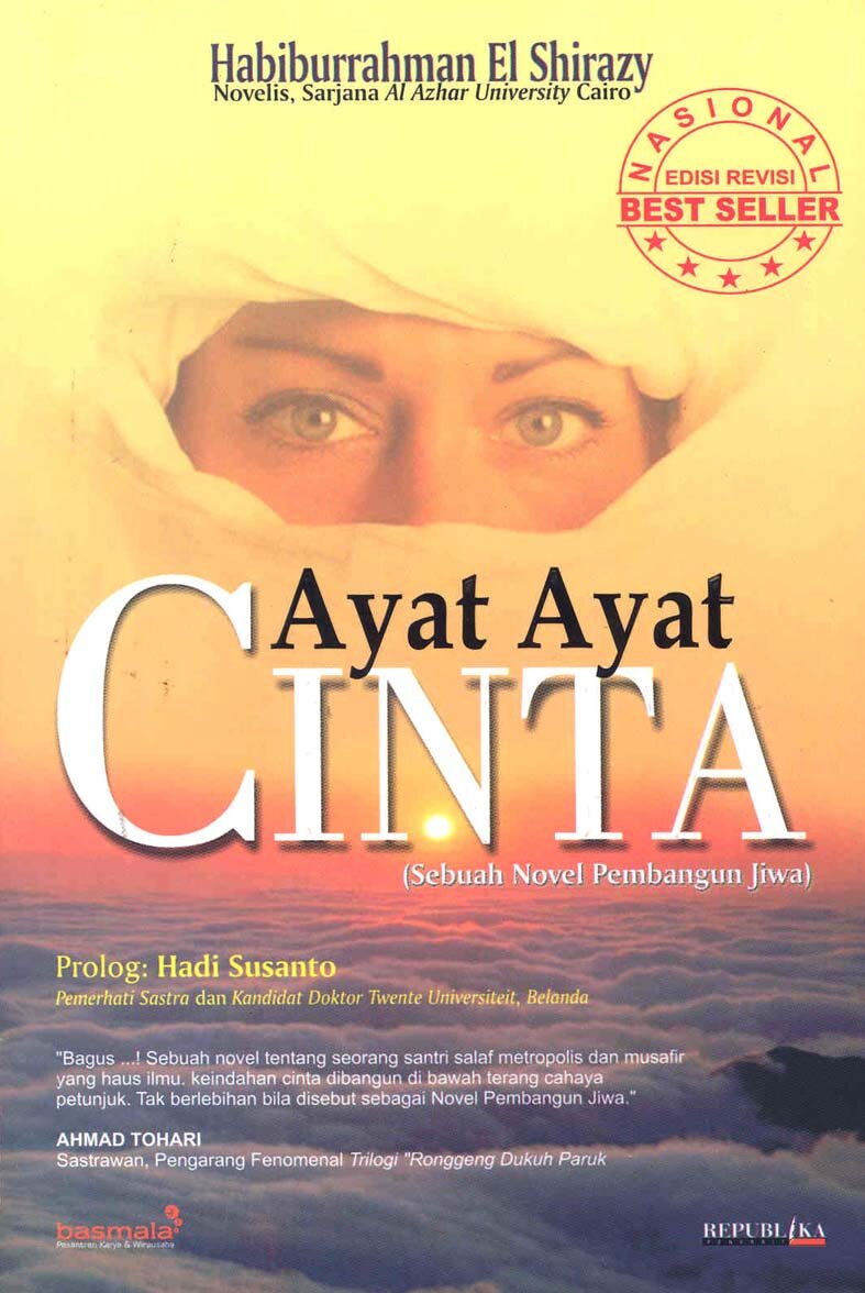 Akun resmi manajemen novel legendaris Ayat Ayat Cinta karya Sastrawan Besar Asia Tenggara : Habiburrahman El Shirazy