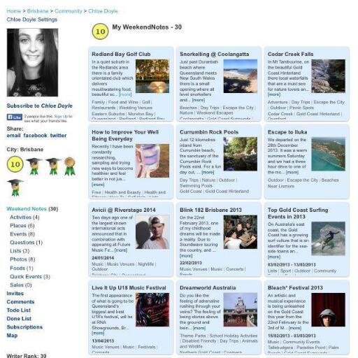 volkswagenblues's profile picture. A travel writer located in Brisbane! Write for WeekendNotes but hoping to become an individual and published writer.