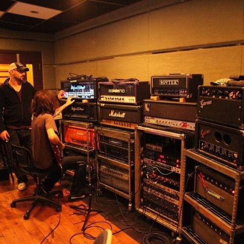 Music production and recording studio.