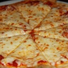 You see that cheese pizza?... That's me