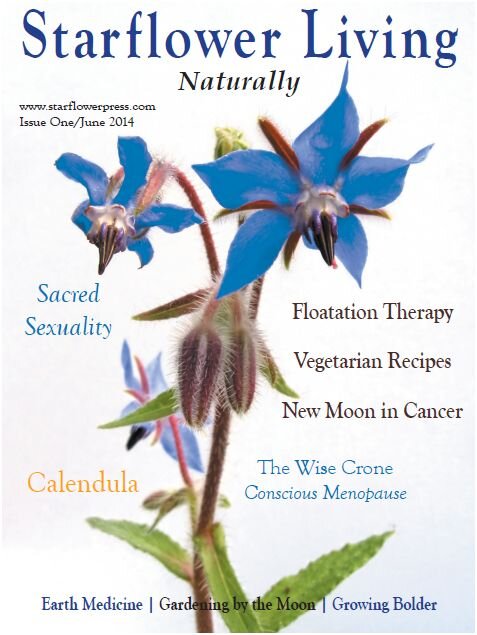 Starflower Living, naturally: online magazine about earth-based conscious living. Published each new Moon.