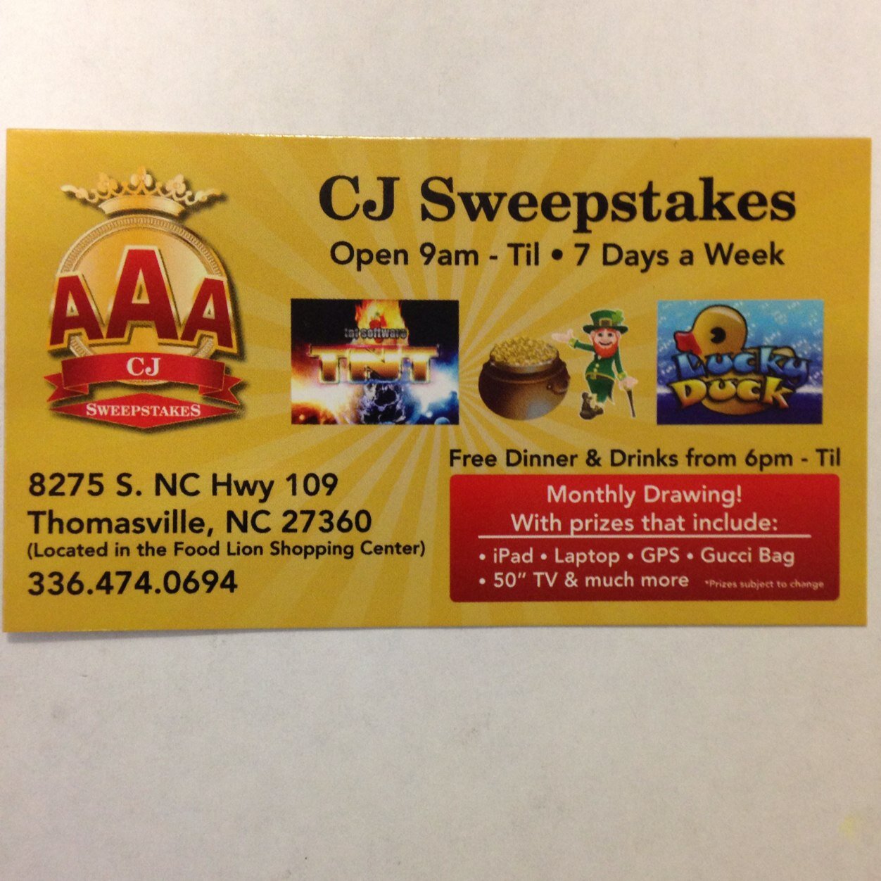 cjsweepstakes's profile picture. 