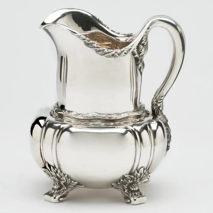 We buy and sell silver flatware, trays, tea sets, goblets, pitchers, bowls, Sterling Silver and more! (404) 875-9582