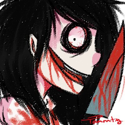 im jeff the killer../go to sleep bitches!!!/ #single i dont care about love.. If you met layla she looks beautiful with that smile carved into her face~! *laugh