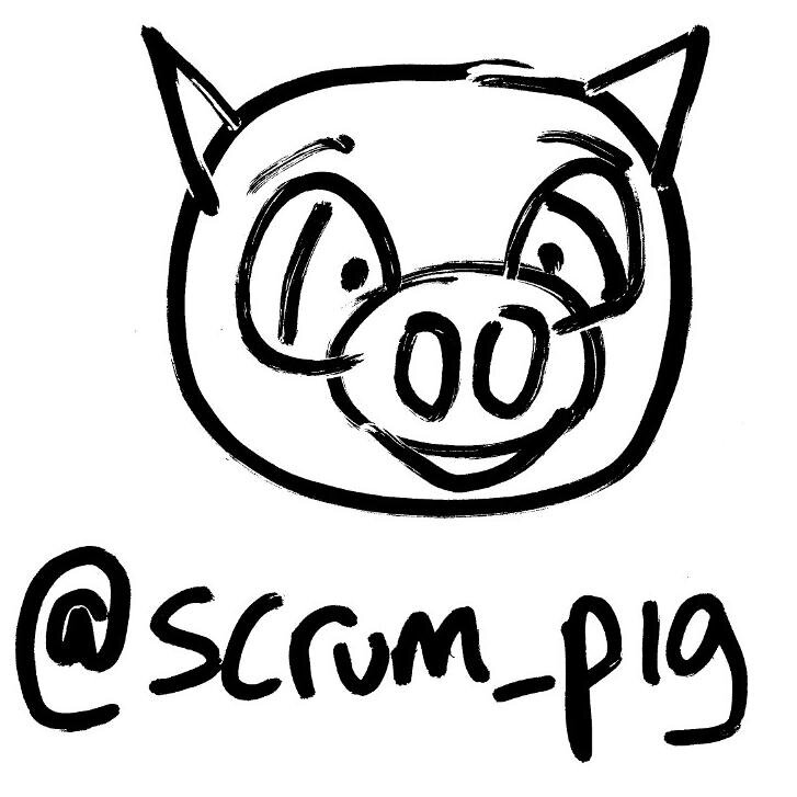 Scrum Pig is his own Pig and his views are his very own too.