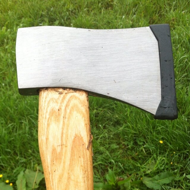 I'm just an axe, you know, I hit things and they die. I like hitting pampas grass humps, that's fun!