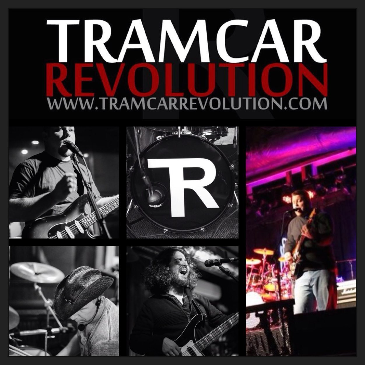 Tramcar Revolution is a band out of Southern New Jersey. Guitar-Steve Anderson, Bass-Dino Martino, Guitar/Vocals-Dustin Showers, Drums/Vocals-Jon Weigand