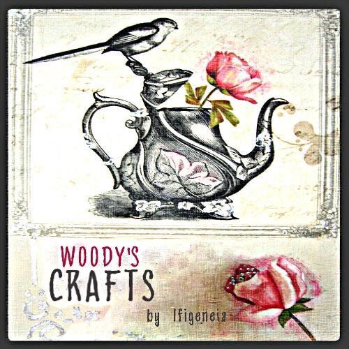 Μέλος της οικογένειας Woody's,δημιουργός & εμπνευστής των Woody's Crafts Ξύλινα Χειροποίητα Διακοσμητικά,λάτρης των λουλουδιών & των γλυκών,cook expert🤗🍬🥘🌺