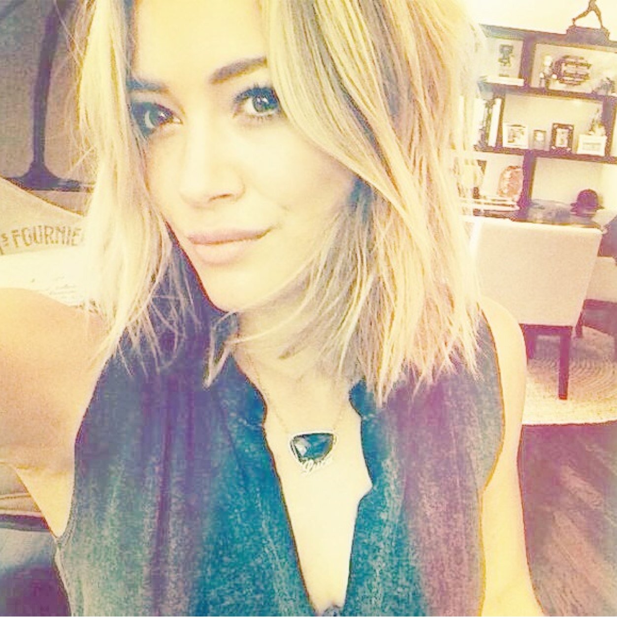 Supporting Hilary Duff since the start.