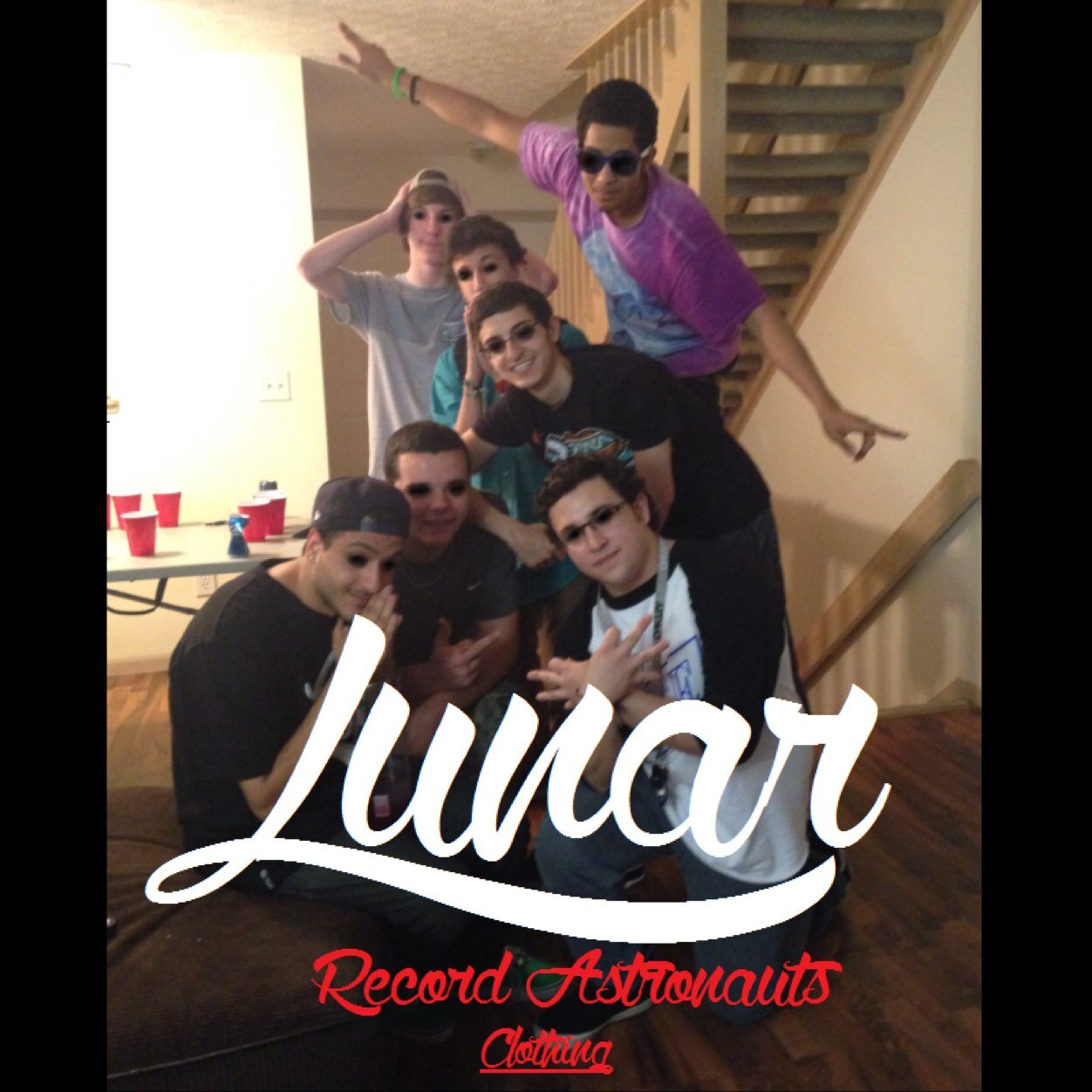 Just some kids trying to make a movement email: lunarrecordclothing@gmail.com or Tweet for clothing.
