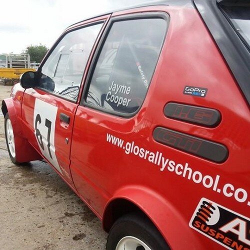 Rally nut! New up and coming navigator! If in doubt... flat out! Words of wisdom!