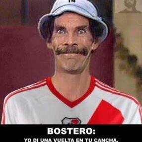 100% del millo, yo miro a los bosteros y pobrecitos
 SOMOS RIVER SOMOS ARGENTINA-