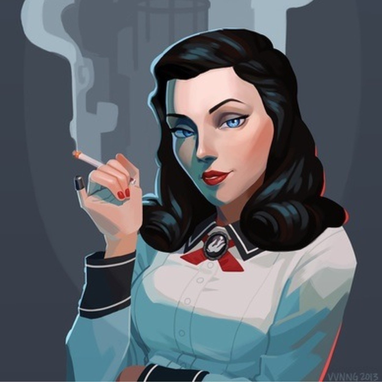 The long lost Anna DeWitt. The adult little sister. Doing tears. End the Comstocks. All I want is just Paris. Lockpicks. “Booker, catch!” #BioshockRP