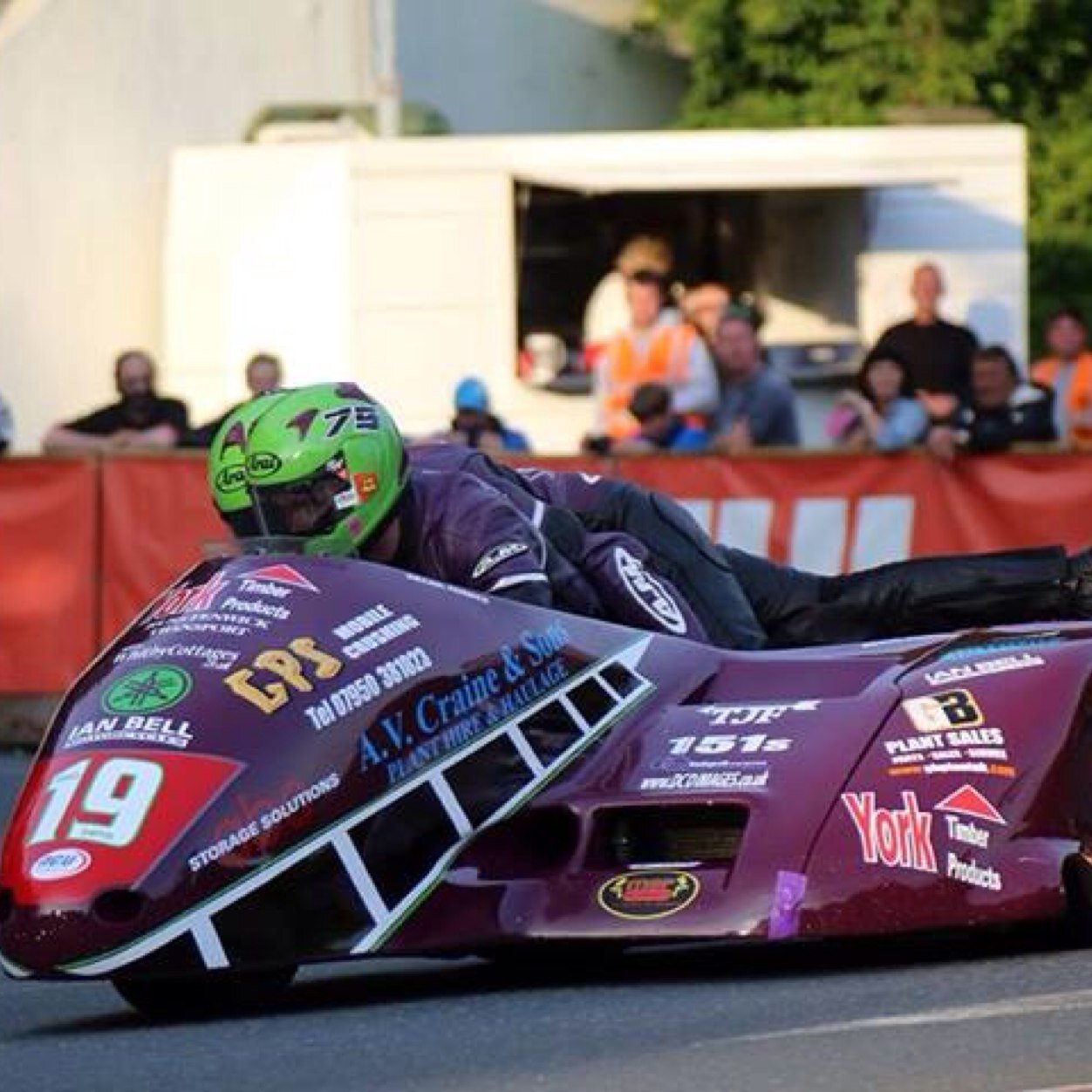 F2 Sidecar Team, Competing in British rounds, Olivers Mount and the TT.