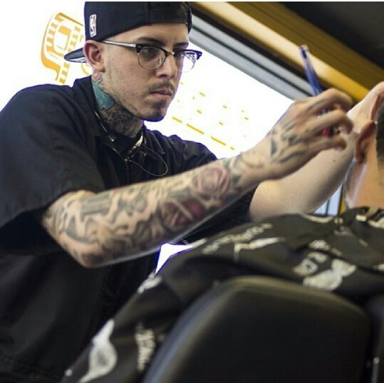 Barber at  Cream Barber and Shop
 537 Eureka Rd Wyandotte Mi, I truly live and breathe this barber life movement no games or gimmicks