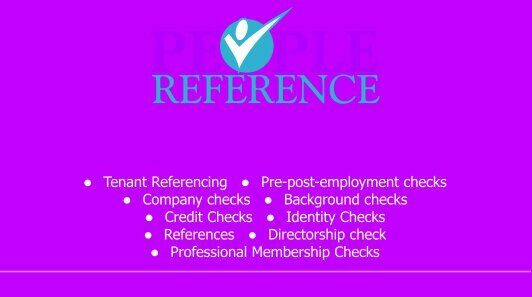 People Reference Service provides Pre - Employment Checks, Tenant Checks & Background Checks.