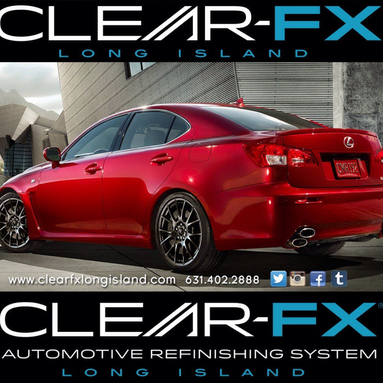 Clear-FX Restoration™, along with our specially tailored paint restoration process - Clear-FX Paint™, and our finish protectant -Clear-FX Protect™