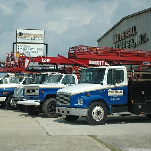 Universal Sign Company has 45 years of experience in the design,manufacture,and installation of various types of electric,digital,and custom signs.