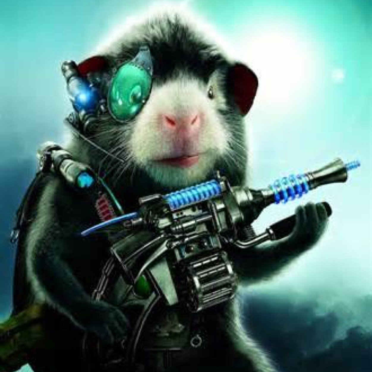 Yo I'm Blaster I'm an agent in this group called G-Force the leader of the group is Darwin and I kinda like Jaurez don't say it though