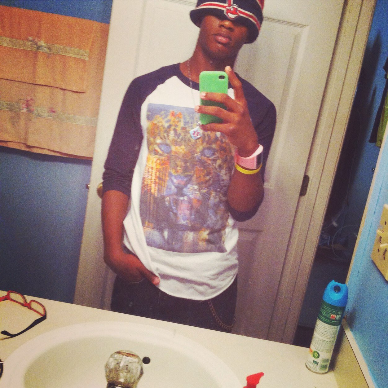 Turn up #westside west side born #eastside raised im make it in america im black and young money maker u aint bout then u aint bout that life u bout it follow